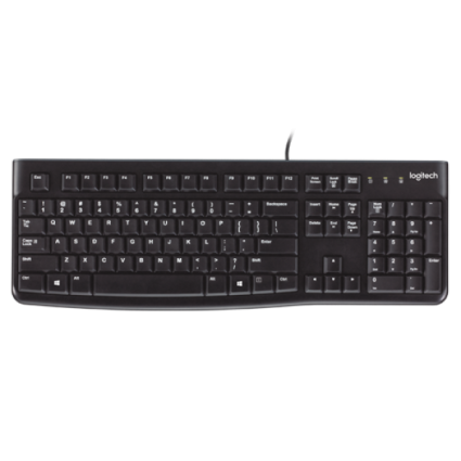 Tastatura USB Logitech K120 US Black 920-002509  - 1