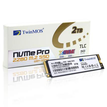 SSD M.2 NVMe 2TB TwinMOS 3500MBs/3080MBs NVMEHGBM2280