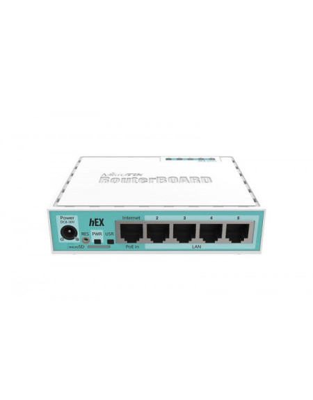 MikroTik RB750Gr3 hEX ruter sa 5 x Gigabit LAN / WAN portova