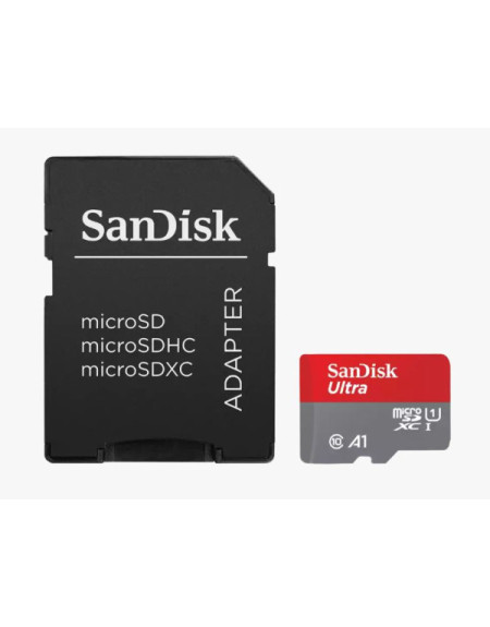 Micro SDXC SanDisk 64GB Ultra, SDSQUAB-064G-GN6MA sa adapterom
