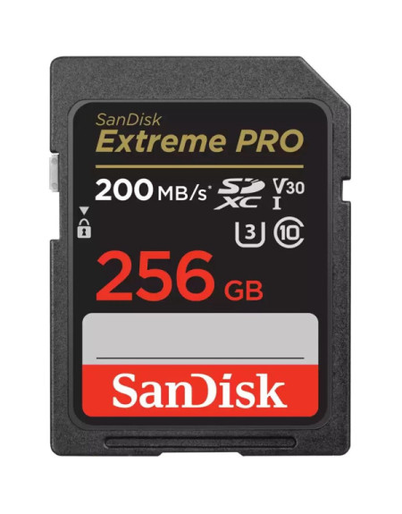 Micro SDXC SanDisk 256GB Extreme PRO, SDSDXXD-256G-GN4IN