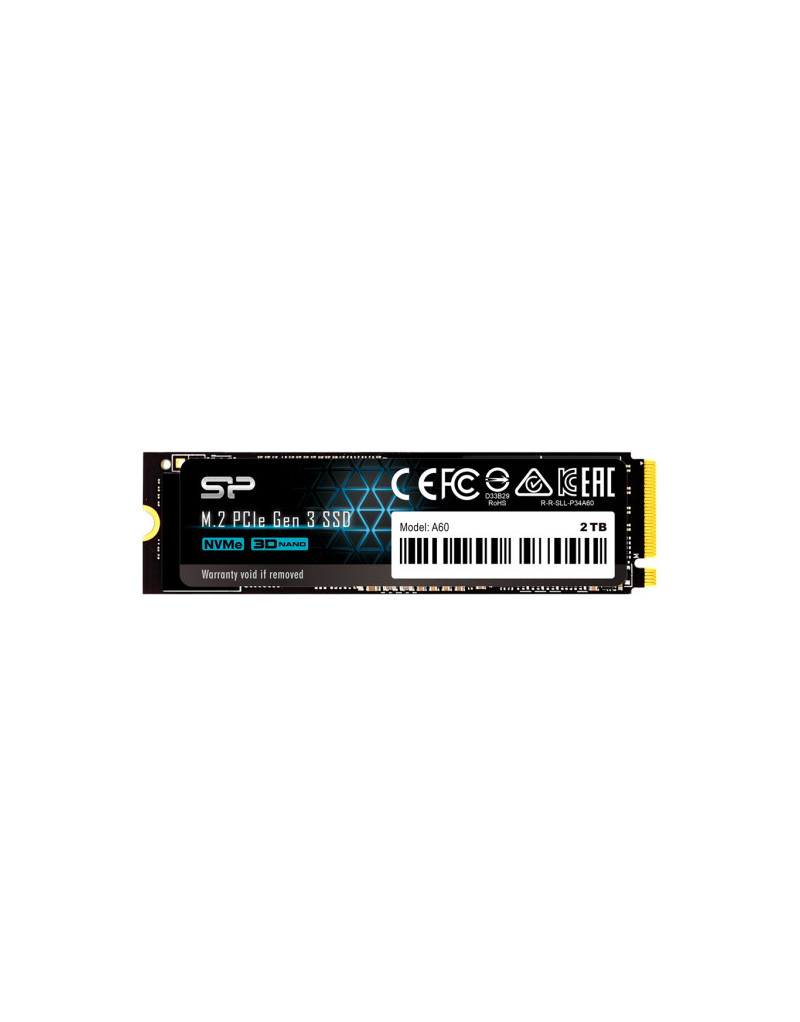 SSD M.2 NVMe Silicon Power 1TB A60 Gen.3, SP001TBP34A60M28