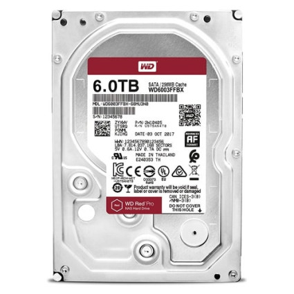 HDD WD 6TB WD6003FFBX 256MB 7200rpm Red