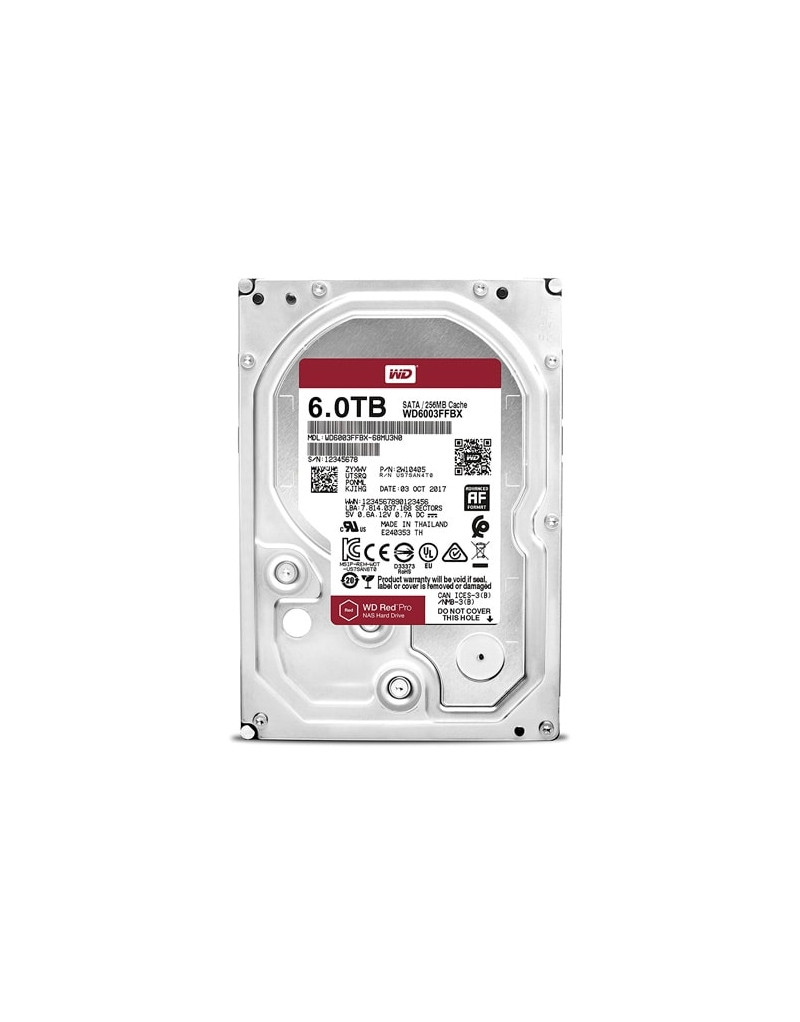 HDD WD 6TB WD6003FFBX 256MB 7200rpm Red