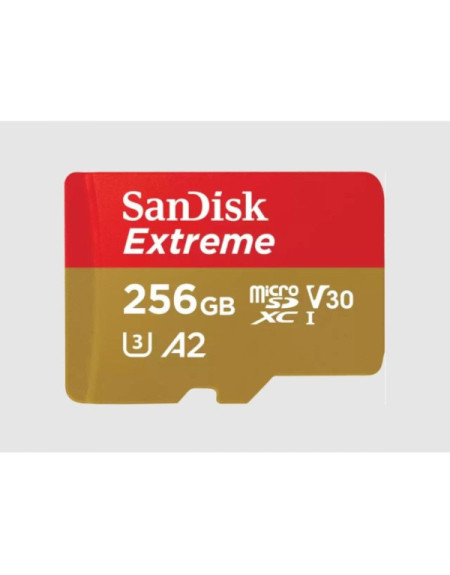 MicroSDXC SanDisk 256GB Extreme, SDSQXAV-256G-GN6MA + adapter