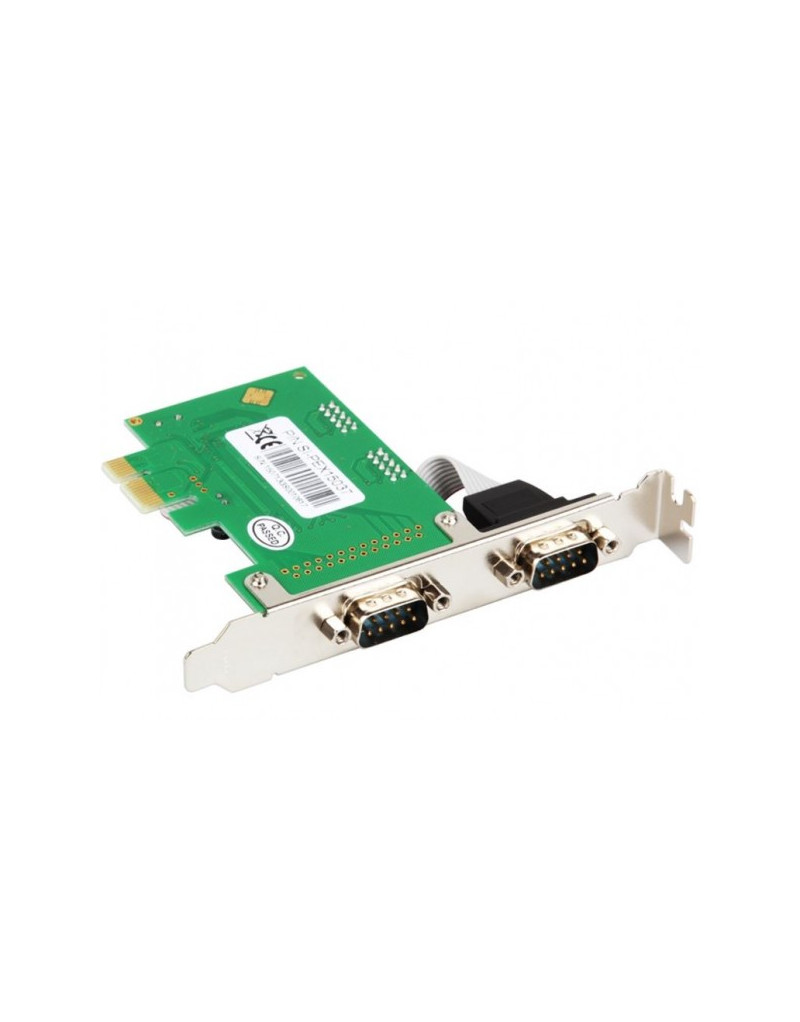 E-Green PCI Express kontroler 2-port serial RS232,DB-9