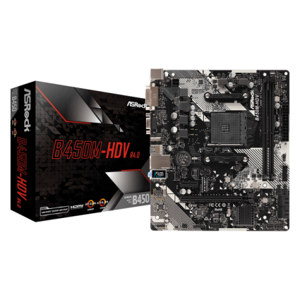 MB AM4 AsRock B450M-HDV R4.0 90-MXB9N0-A0UAYZ