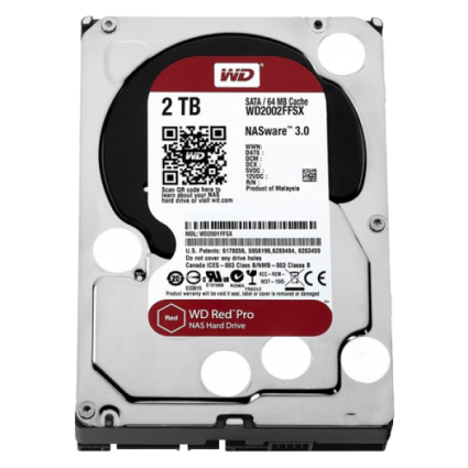 HDD WD 2TB WD2002FFSX 64MB 7200rpm Red Pro