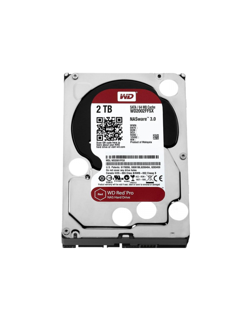 HDD WD 2TB WD2002FFSX 64MB 7200rpm Red Pro