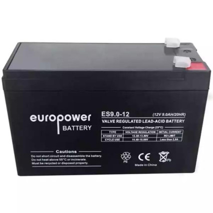 Baterija za UPS EuroPower ES12-9 12V 9Ah  - 1