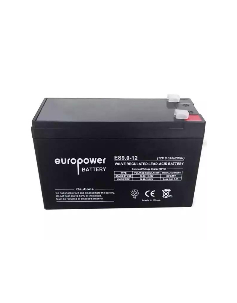 Baterija za UPS EuroPower ES12-9 12V 9Ah - 1 Baterija za UPS EuroPower ES12-9 12V 9Ah - 1