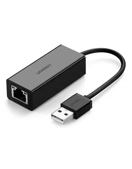 USB adapter LAN 2.0 - RJ45 10/100 Ugreen CR110 beli