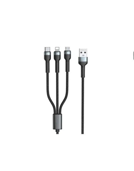 Kabl USB Jany Remax Tip A - Tip C,micro i Lightning 3.1A
