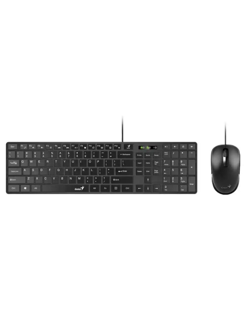 Tastatura + miš Genius Slimstar C126 USB US