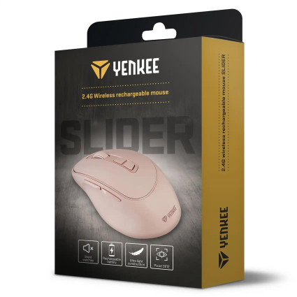 Bežični miš Yenkee YMS 2080PK WL SLIDER roze  - 4