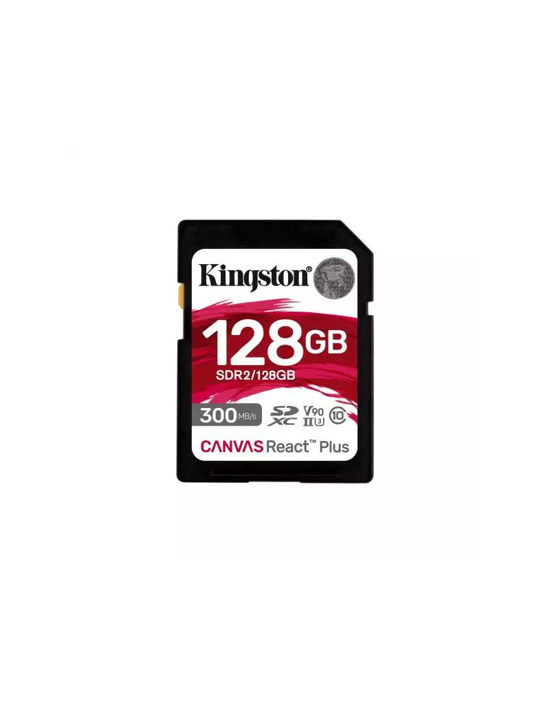 SD Card 128GB Kingston Canvas React Plus SDR2/128GB