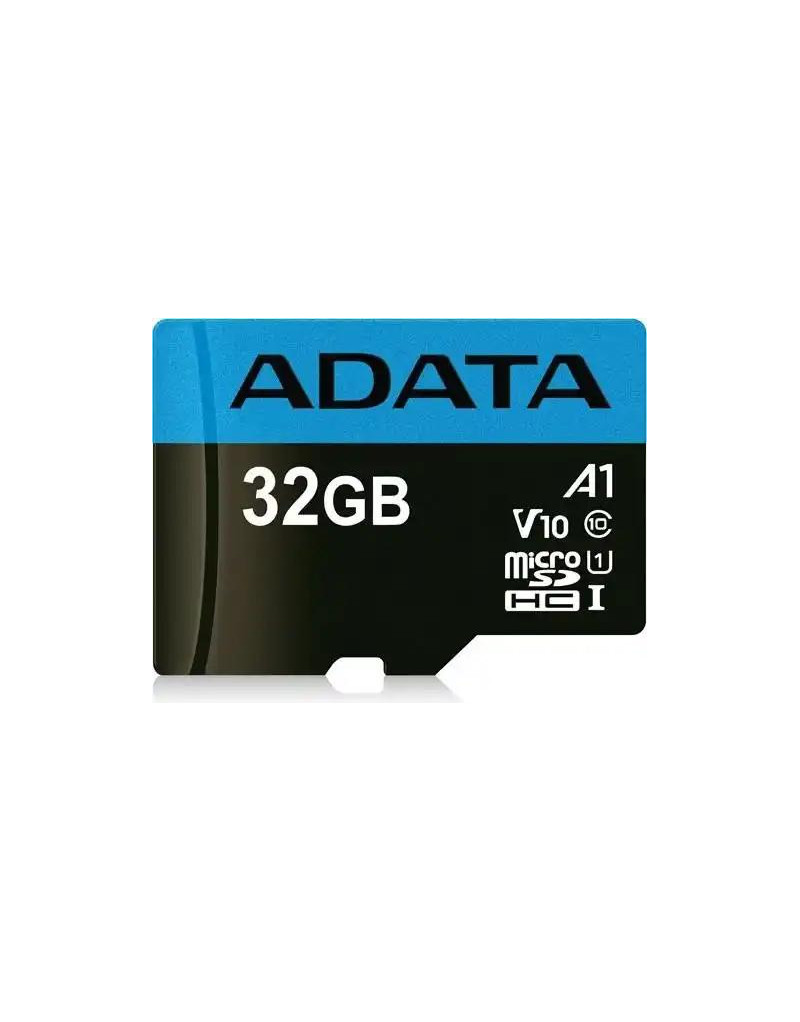 Micro SD Card 32GB AData + SD adapter AUSDH32GUICL10A1-RA1/