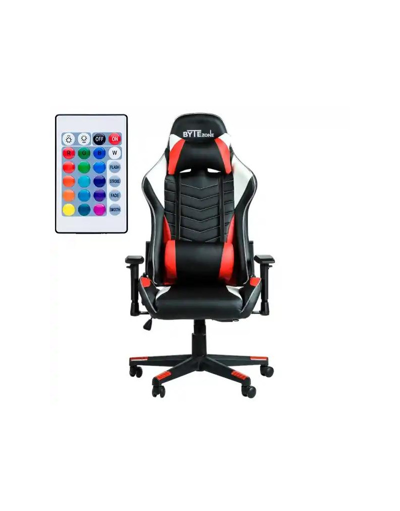 Gaming stolica ByteZone WINNER crno/crvena LED