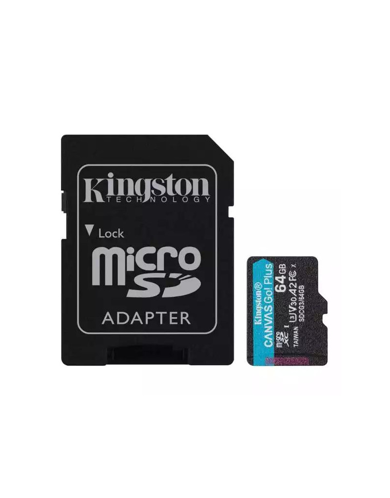 Micro SDXC Kingston 64GB 64GB class 10 U3 170MB/s - 70MB/s +