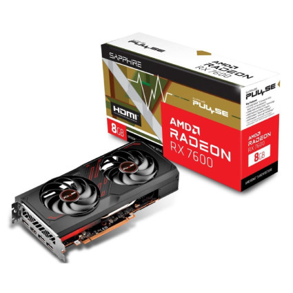 AMD Radeon RX 7600 8GB 128bit PULSE RX 7600 GAMING OC 8GB