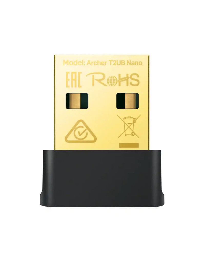 Wireless USB mrežna kartica TP-Link Archer T2UB Nano AC600Mbs/ Bluetooth 4-2--- - 1 Wireless USB mrežna kartica TP-Link Archer T2UB Nano AC600Mbs/ Bluetooth 4-2--- - 1