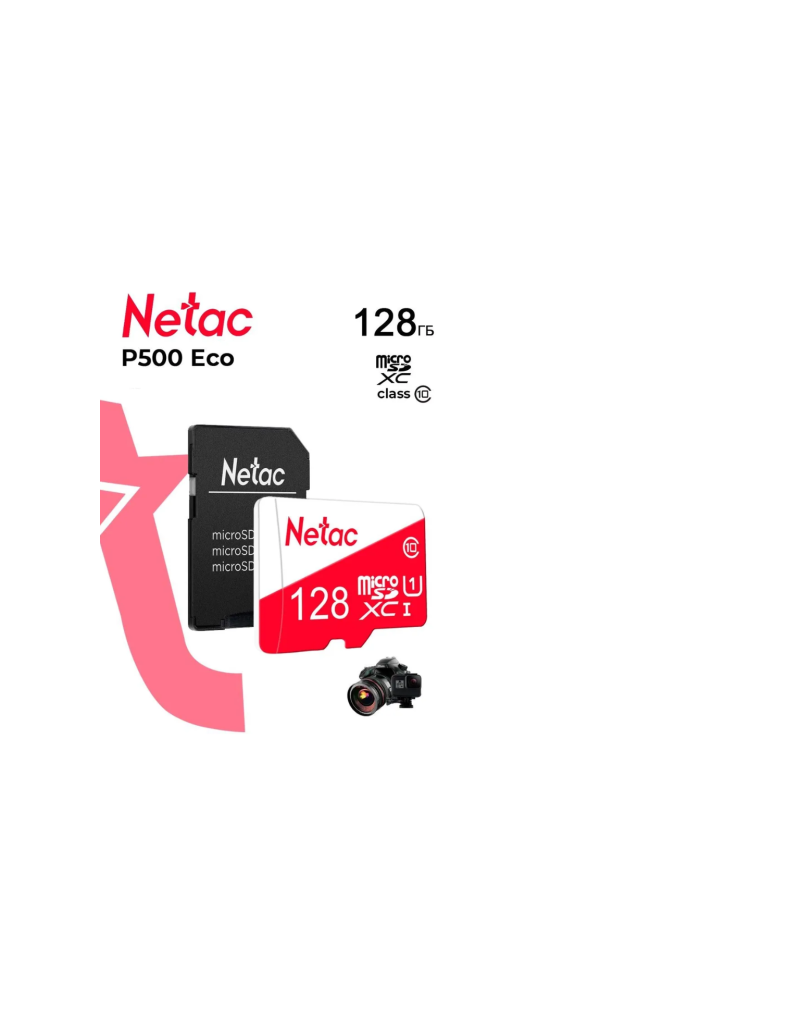 Micro SDXC Netac 128GB P500 ECO NT02P500ECO-128G-R sa adapterom