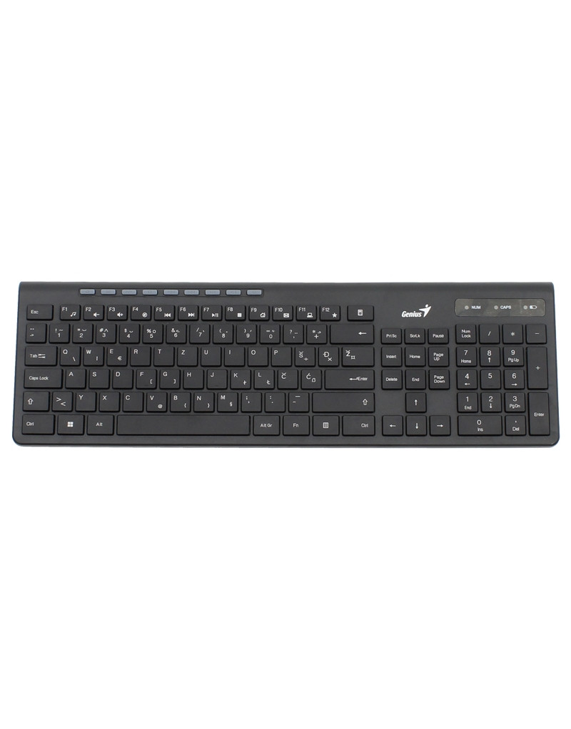 SlimStar 7230 USB YU wireless crna tastatura