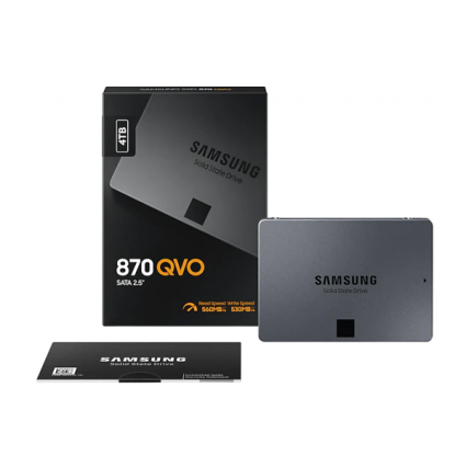 SSD 2.5" SATA 4TB Samsung 870 QVO 560/530MBs, MZ-77Q4T0BW  - 1