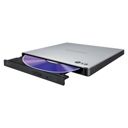 CD DVD-RW USB LG EXT GP57ES40 Slim Silver  - 1