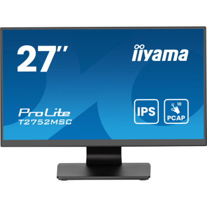 Monitor 27" Iiyama ProLite T2752MSC-B1AG IPS 1920x1080/60Hz/5ms/HDMI/DP/USB  - 1