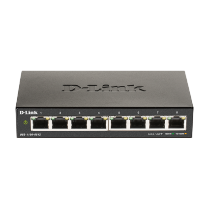 Switch D-Link DGS-1100-08V2/E upravljiv