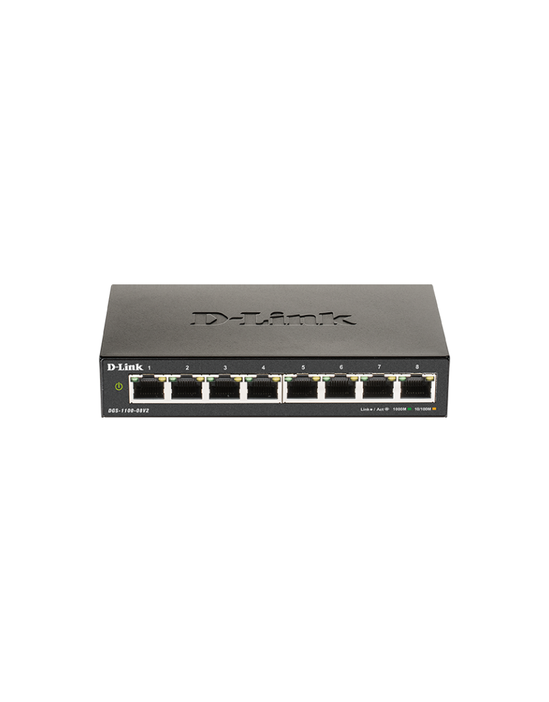 Switch D-Link DGS-1100-08V2/E upravljiv