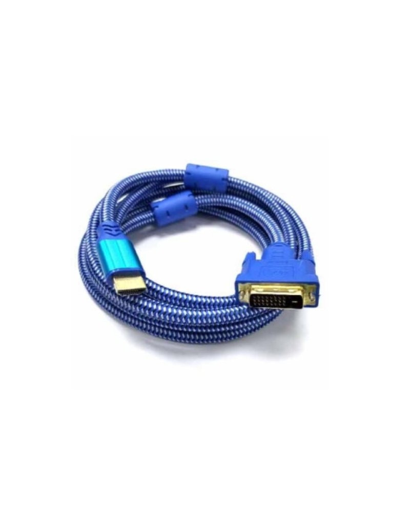 Kabl HDMI na DVI(24+1) 1.5m (m/m) plavi