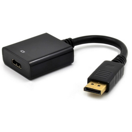 Adapter DisplayPort (M) - HDMI (F) crni