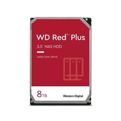 8TB 3.5 inča SATA III 128MB WD80EFZZ Red Plus NAS hard disk