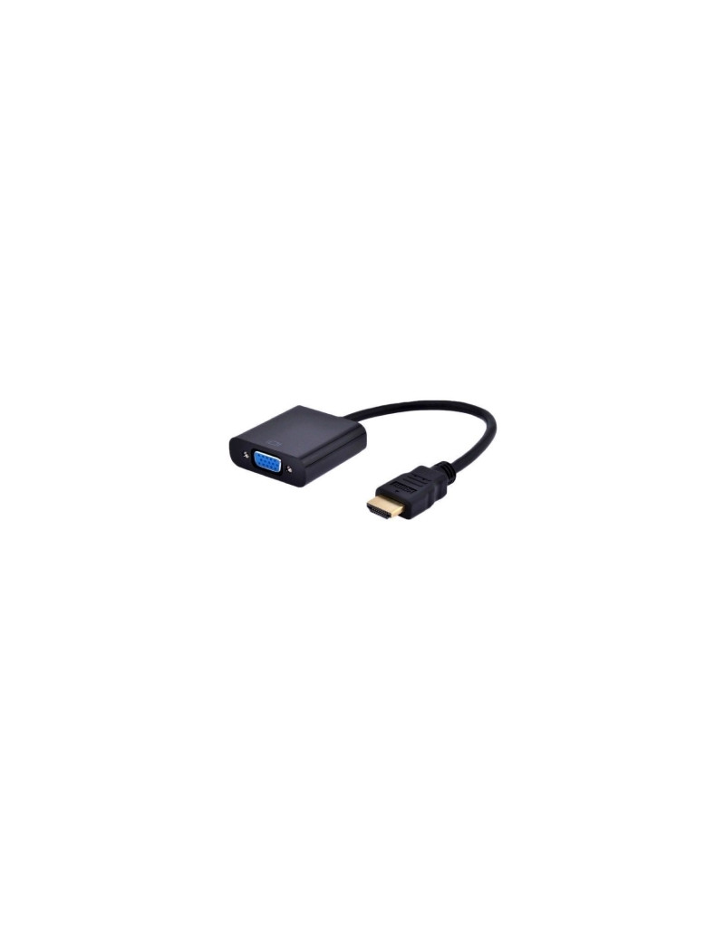 Adapter-konvertor HDMI (M) - VGA (F) crni