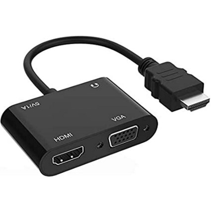 Adapter-konvertor HDMI na HDMI+VGA+MICRO+AUDIO