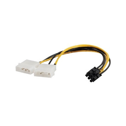 Naponski adapter za PCI-E VGA (6-pin) -2x Molex