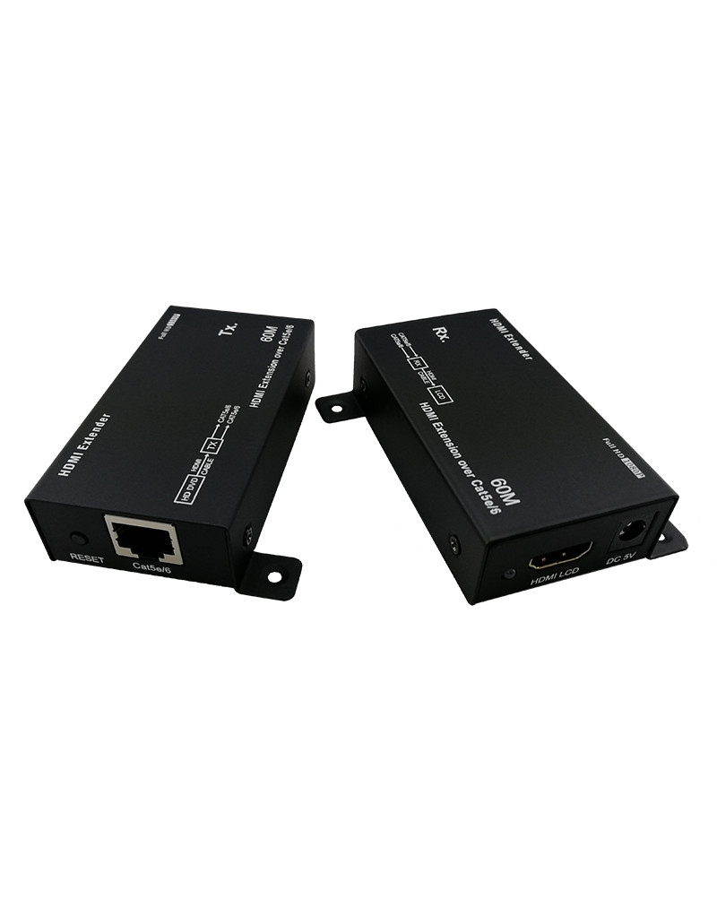 Adapter-Konvertor HDMI extender - RJ 45 cat5e/6, 60m