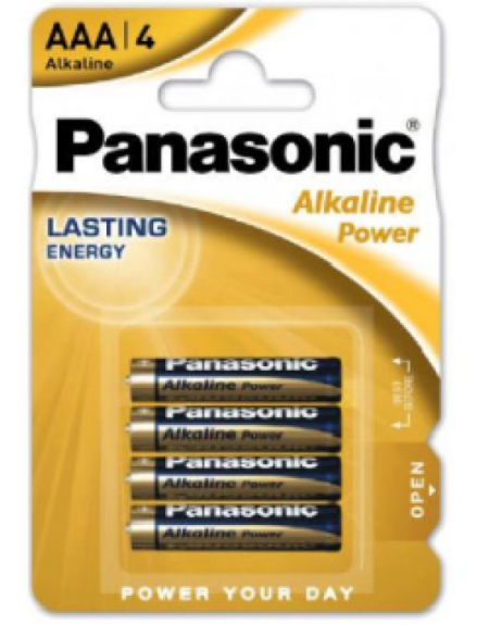 Baterija Panasonic LR03-4-PA alkalna