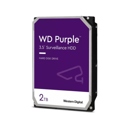 2TB 3.5" SATA III 64MB WD23PURZ Purple hard disk