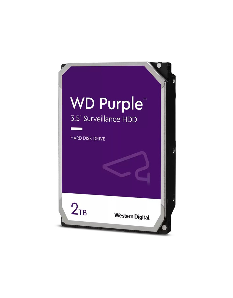 2TB 3.5" SATA III 64MB WD23PURZ Purple hard disk