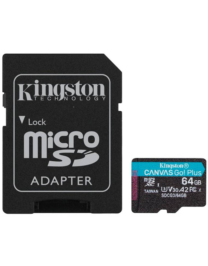 Memorijska kartica U3 V30 microSDXC 64GB Canvas Go Plus 170R A2