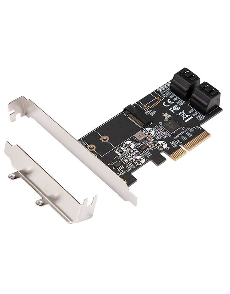 PCI-Express kontroler 5-port SATA III int. 