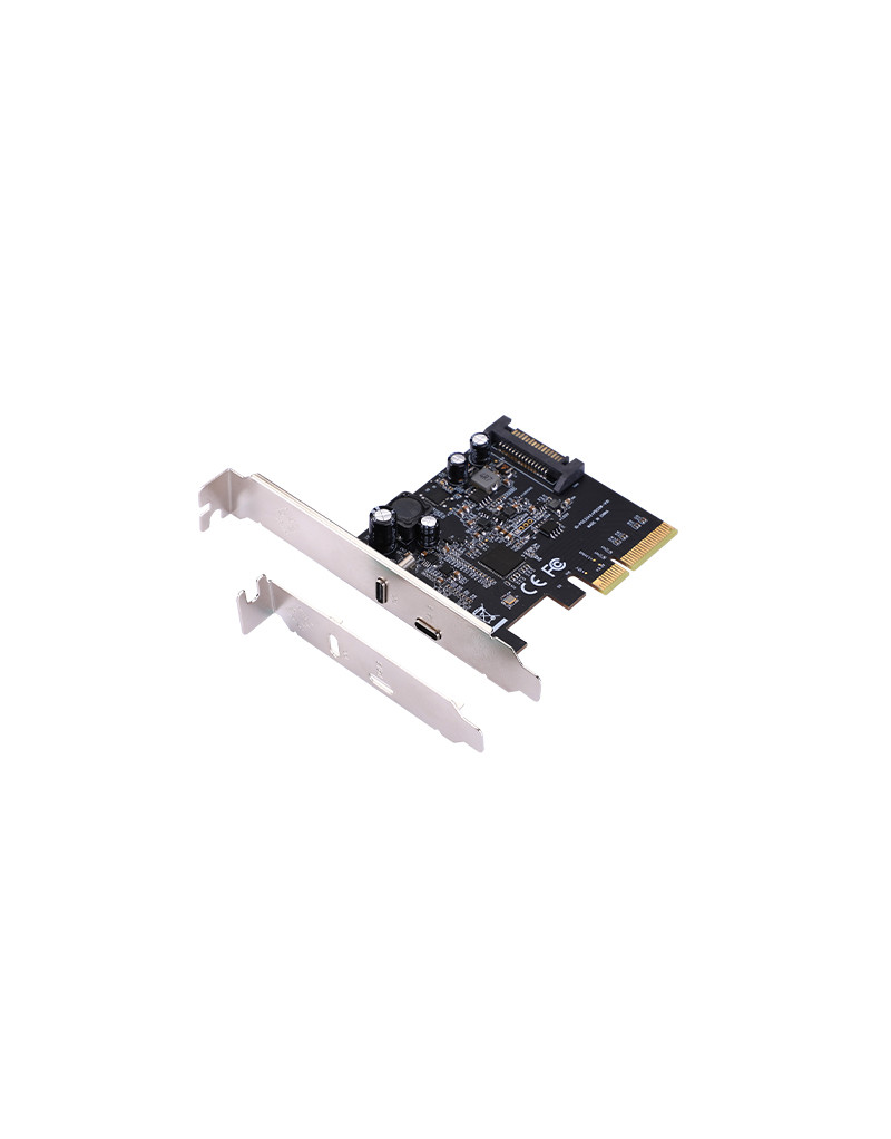 PCI-Express kontroler 3.0 x 4 na USB 3.2 TipC + 20W QuickCharge