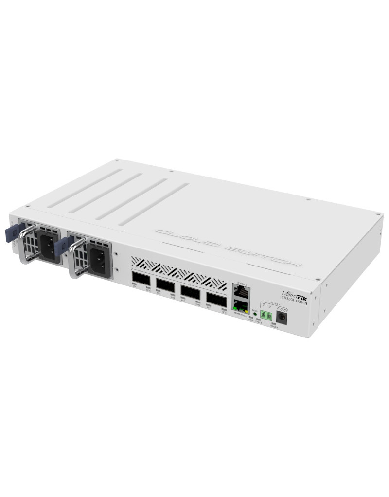 (CRS504-4XQ-IN) CRS504, RouterOS L5, cloud router switch