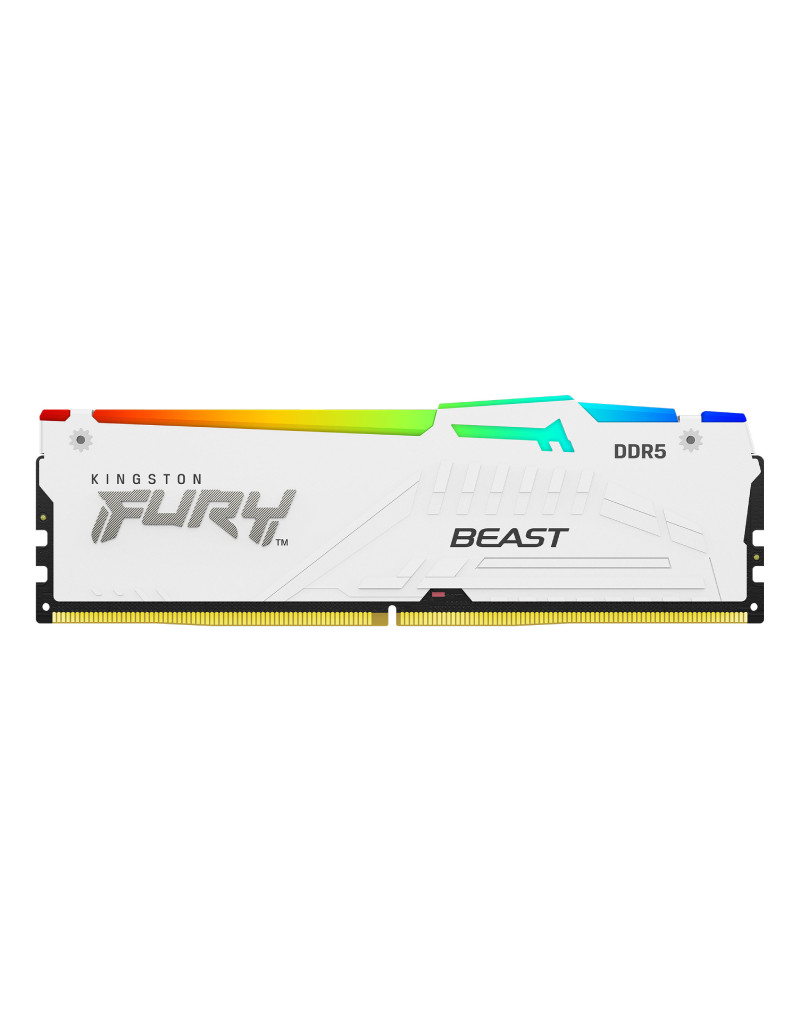 DIMM DDR5 32GB 5200MT/s KF552C40BWA-32 Fury Beast RGB White XMP