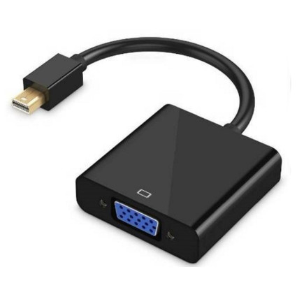 Adapter - konvertor Mini DisplayPort (M) - VGA (F) crni