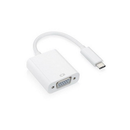 Adapter-konvertor USB 3.1 tip C (M) - VGA (F) srebrni