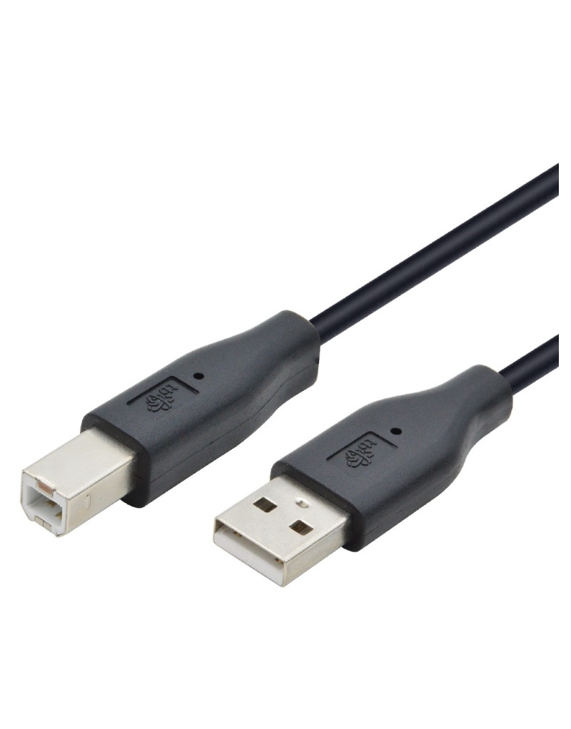 Kabl USB A - USB B M/M 1.8m crni